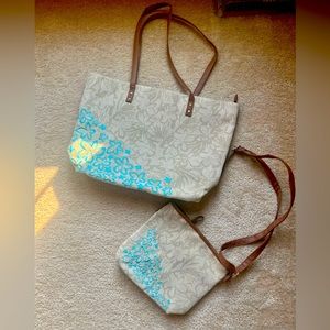 Woman Within Tote and Purse Set